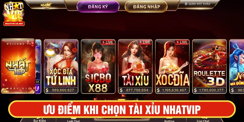 Tài Xỉu NHATVIP có cách chơi đơn giản và dễ tiếp cận